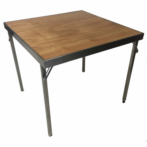 Cafe Square Table Timber 82cm